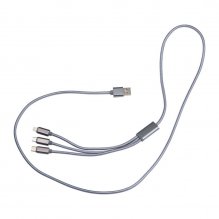 Incarcator cu cablu extra lung USB, Micro-USB, C-T