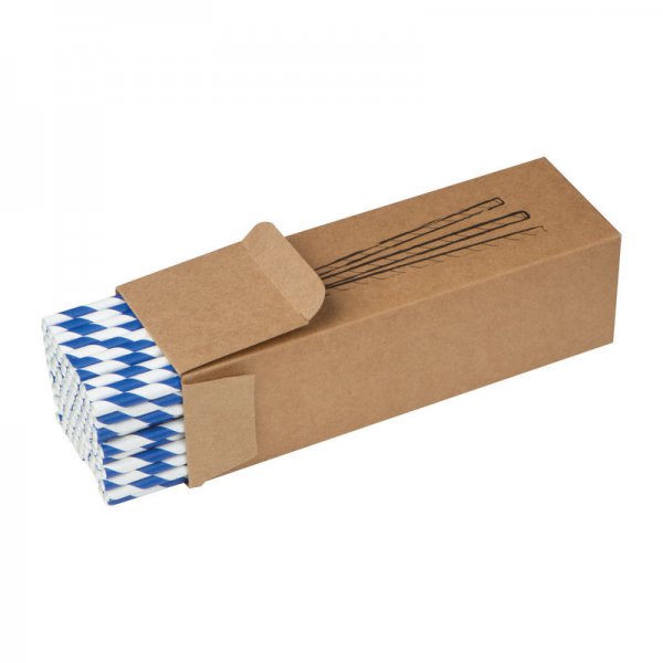 Set de 100 buc paie din carton